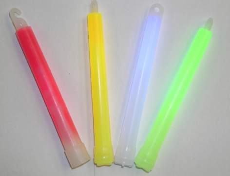 Glow sticks are cheap and easy to use.