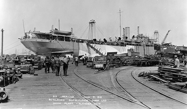 Liberator at Bethlehem Shipbuilding in 1918