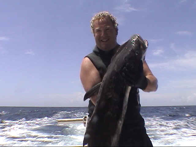 Cliff has a very nice Cobia for dinner - Dive Hatteras Photo